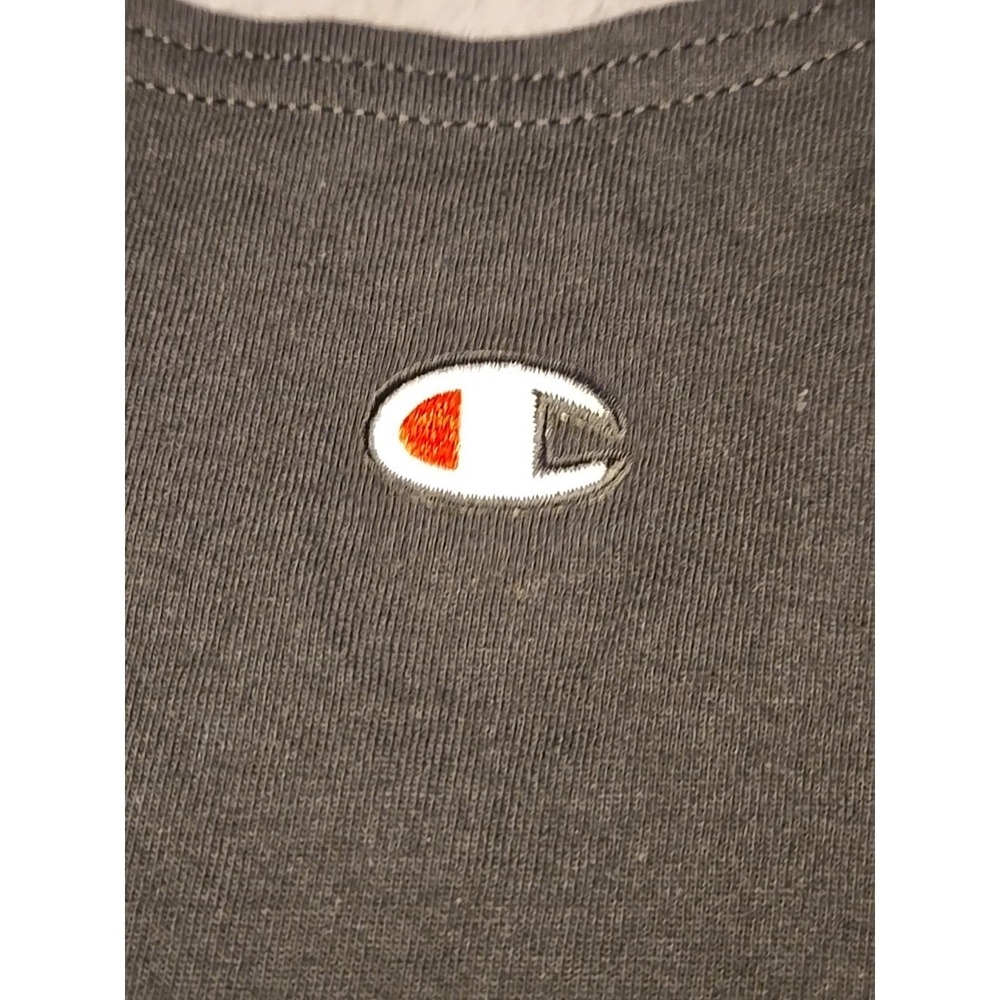Vtg 90s Champion Men's Medium Black Tank Top Sleeveless Athletic Muscle Shirt - Picture 9 of 12